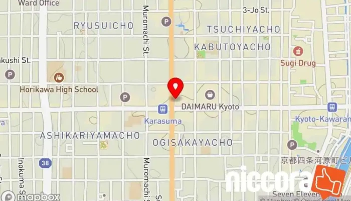 の地図 マンパワーグループ 京都支店 人材派遣業, IT コンサルタント, 職業紹介所, 人事コンサルティング, リクルート業者, 職業安定所 で 京都市