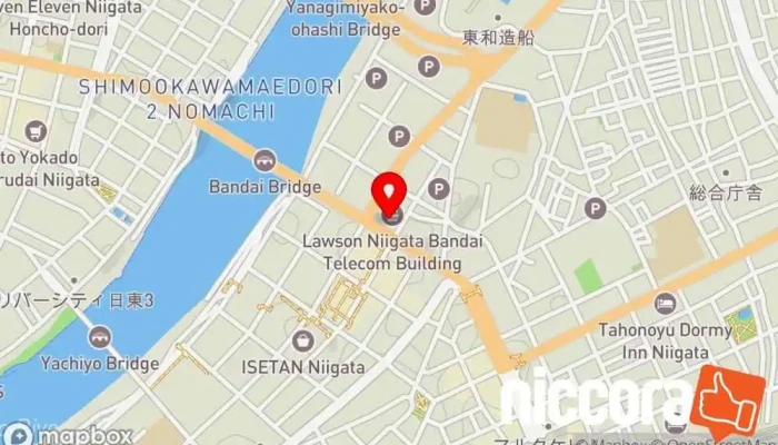の地図 マンパワーグループ 新潟支店 人材派遣業, IT コンサルタント, 職業紹介所, 人事コンサルティング, リクルート業者, 職業安定所 で 新潟市