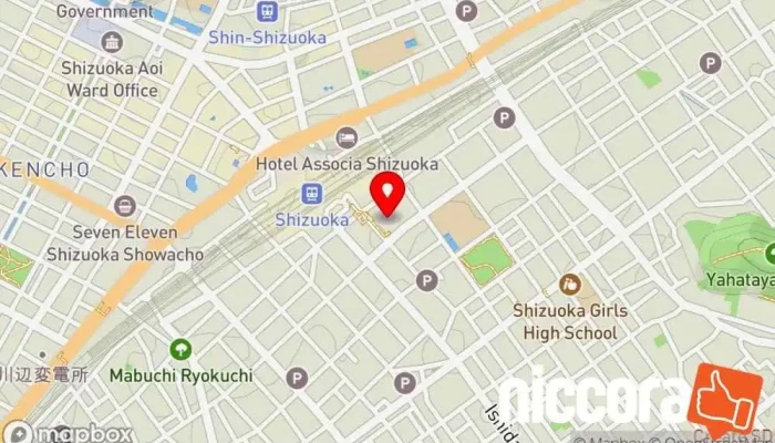 の地図 マンパワーグループ ケアサービス静岡支店 人材派遣業, IT コンサルタント, 職業紹介所, 人事コンサルティング, リクルート業者, 職業安定所 で 静岡市