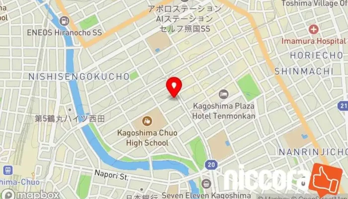 の地図 マンパワーグループ ケアサービス鹿児島支店 人材派遣業, IT コンサルタント, 職業紹介所, 人事コンサルティング, リクルート業者, 職業安定所 で 鹿児島市
