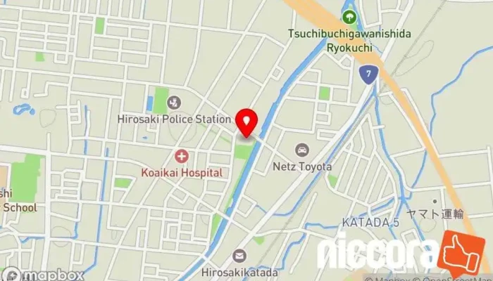 の地図 マルマンコンピュータサービス㈱ ソフトウェア企業 で 弘前市
