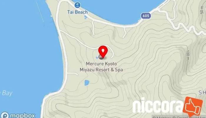 の地図 Mercure Kyoto Miyazu Resort & Spa ホテル で 宮津市