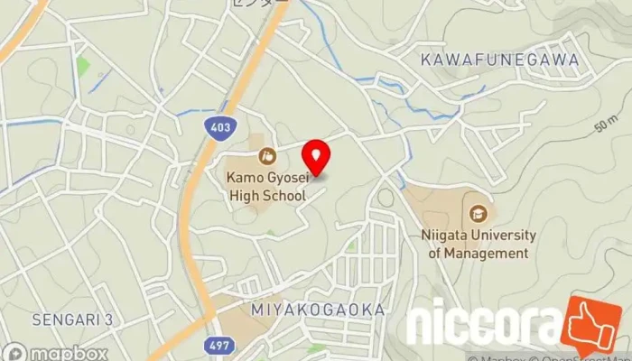 の地図 ＮＥＸＵＳ ＫＡＭＯ アパート で 加茂市