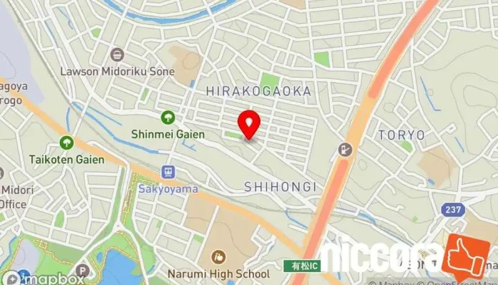 の地図 ニュート 有松店 パソコン修理店 で 名古屋市