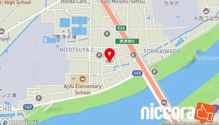 の地図 Nk IT Service 一般向け情報案内所, コンピューター サポート、サービス, 便利屋 で 摂津市