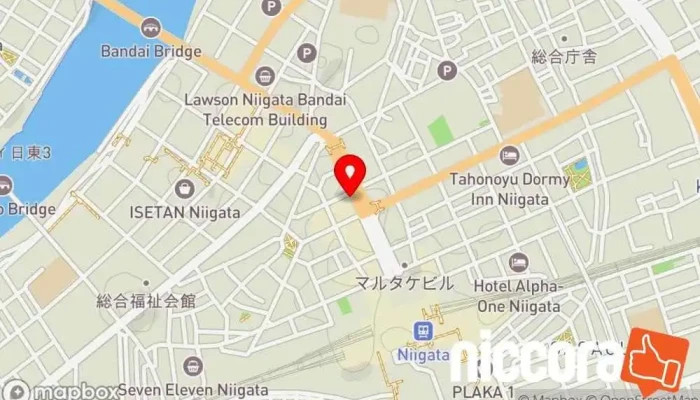 の地図 オーエムネットワーク（株） 企業のオフィス で 新潟市