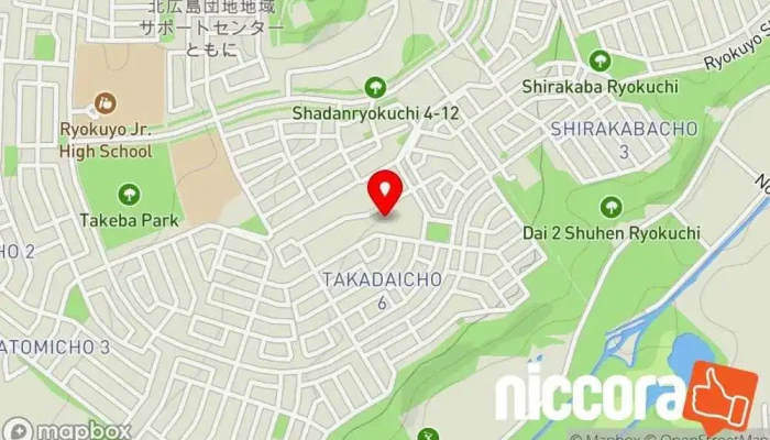 の地図 Ｏｆｆｉｃｅ・Ｙ コンピューター サポート、サービス で 北広島市