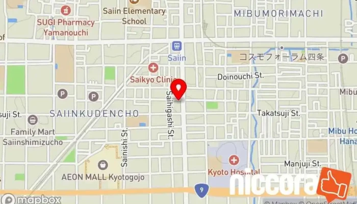 の地図 オフィース絵夢 IT コンサルタント で 京都市