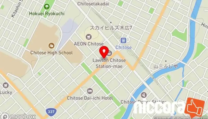 の地図 オフィスＫ＆Ｃ コンピュータ教室 で 千歳市