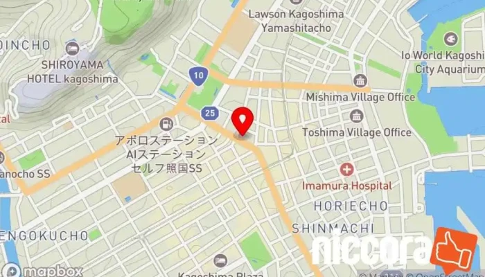 の地図 オフィスLS株式会社 IT コンサルタント, ソフトウェア企業, 店舗 で 鹿児島市
