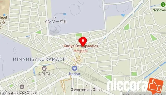 の地図 Out-Sourcing Technology 企業のオフィス で 刈谷市