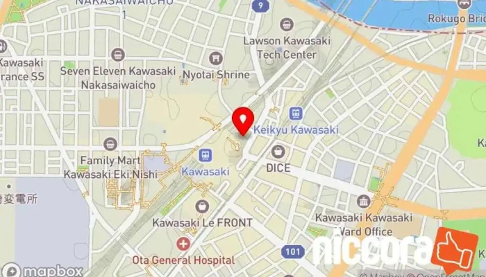 の地図 パーソルテンプスタッフ株式会社 川崎オフィス 人材派遣業, 人事コンサルティング で 川崎市