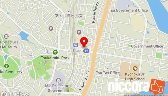 の地図 パーソルテンプスタッフ株式会社 津オフィス 人材派遣業, 人事コンサルティング で 津市