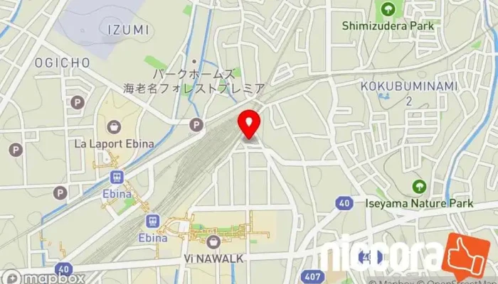 の地図 パソコン修理TEAM240 パソコン修理店 で 海老名市