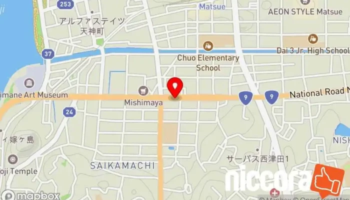 の地図 パソコンドック24 松江店 パソコン修理店, IT コンサルタント, コンピューター サポート、サービス, データ復旧業 で 松江市