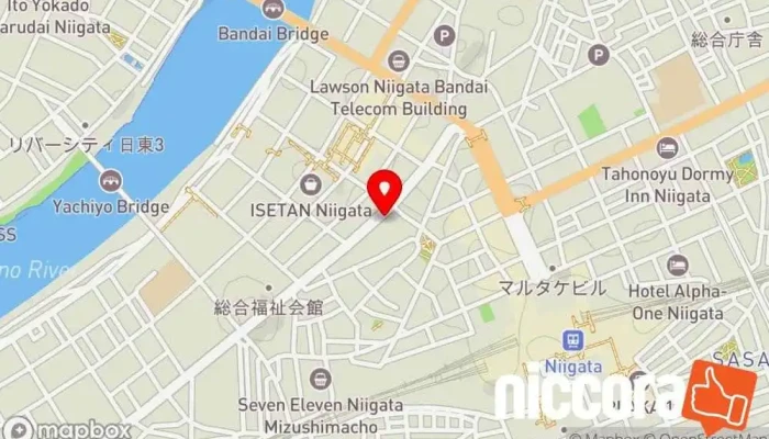 の地図 パソコンドック24 新潟店 パソコン修理店, IT コンサルタント, コンピューター サポート、サービス, データ復旧業 で 新潟市