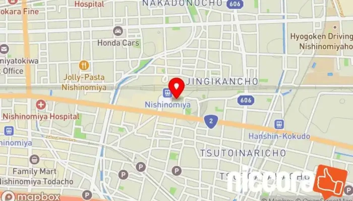 の地図 パソコンドック24 フレンテ西宮店 パソコン修理店, IT コンサルタント, コンピューター サポート、サービス, データ復旧業 で 西宮市