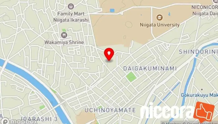 の地図 パソコンなんでも相談所 パソコン修理店, パソコン用品ショップ, IT コンサルタント, コンピュータネットワーク企業, パソコン専門店, パソコンショップ, データ復旧業, インターネット サービス プロバイダ, 中古パソコン店 で 新潟市