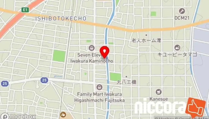 の地図 PCサポート パソコン修理店 で 岩倉市