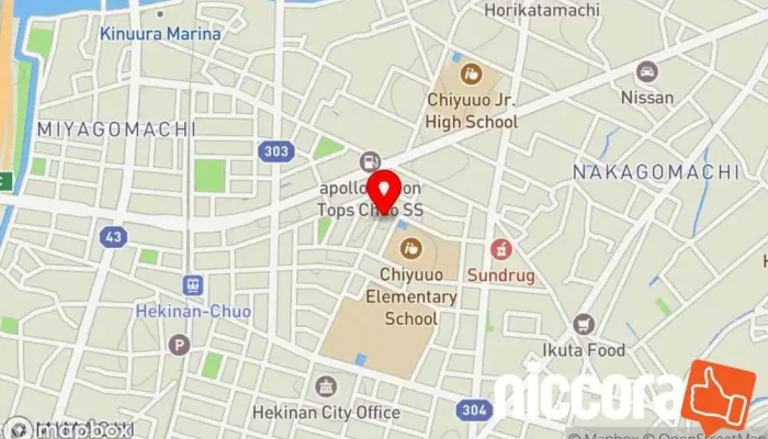 の地図 ライフ・サポート 人材派遣業, 清掃業, マーケティング エージェンシー で 碧南市