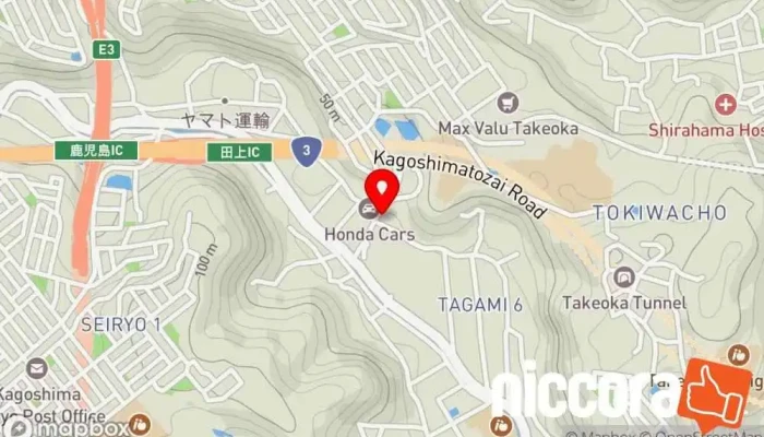 の地図 ラムダシステム 鹿児島オフィス ソフトウェア企業, 家電修理業, IT コンサルタント, パソコン修理店, データ復旧業, 電気通信エンジニアリング で 鹿児島市