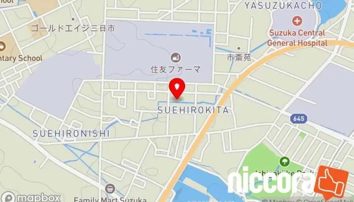 の地図 Ratech Information Systems ソフトウェア企業 で 鈴鹿市