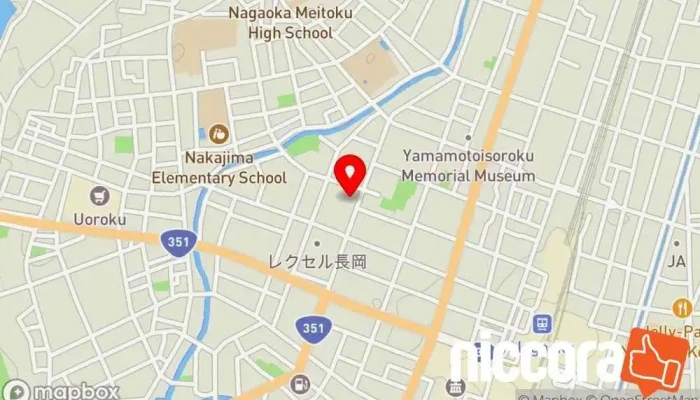 の地図 リナシエビル3 テナント施設 で 長岡市
