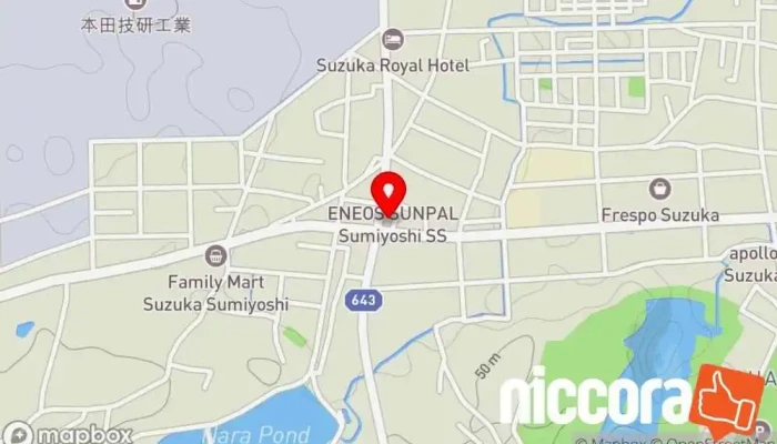の地図 SAKIMOTO OFFICE 企業のオフィス で 鈴鹿市