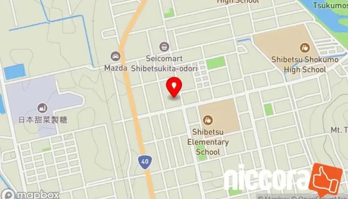 の地図 しずKTEC㈱ 建設請負業者 で 士別市