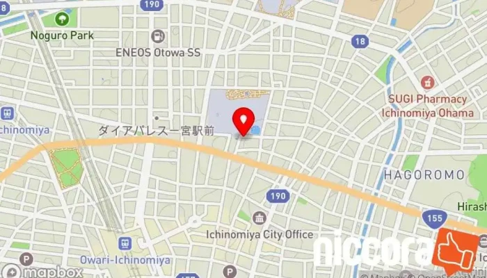 の地図 SOOP㈱ ソフトウェア企業, IT コンサルタント で 一宮市