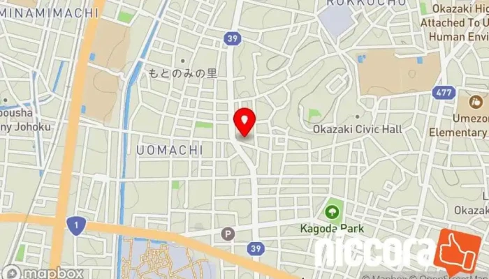 の地図 スノーピークビジネスソリューションズ コンサルタント で 岡崎市