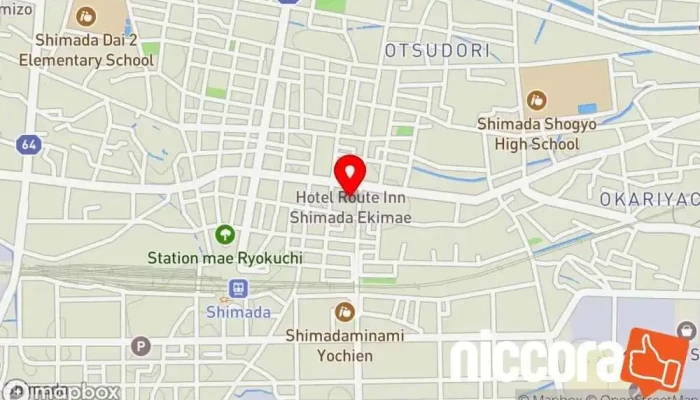 の地図 テクノサイト 本社 ソフトウェア企業 で 島田市