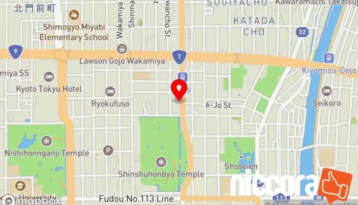 の地図 とみます法律事務所 法律事務所 で 京都市