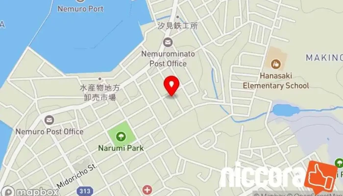 の地図 トモカツ コンピュータ教室 で 根室市