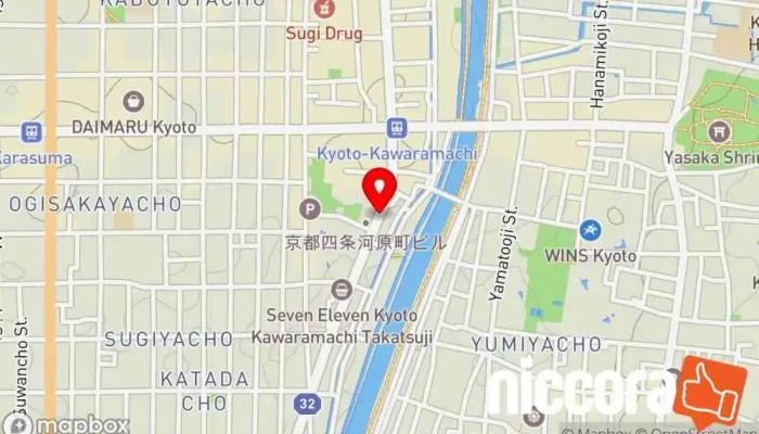 の地図 ウィズ・アイティ・ジャパン株式会社 ソフトウェア企業 で 京都市