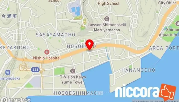 の地図 ワイエムコンサルティング株式会社 企業のオフィス で 下関市