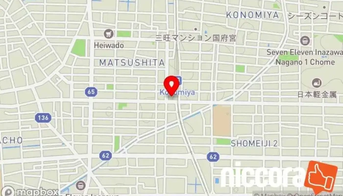 の地図 ジーエスネット㈱ ソフトウェア企業, 企業のオフィス で 稲沢市